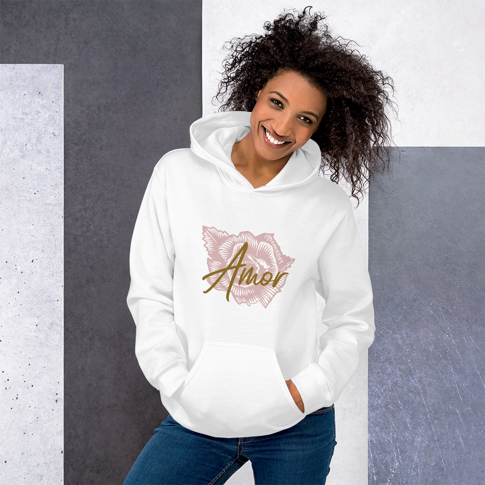 Amor Unisex Hoodie - Celebrate Love - Latin American Apparel Store